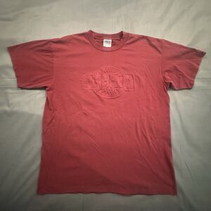 Vintage 90s Florida Shirt Mens XL Maroon Oneita Made In USA Puff Print